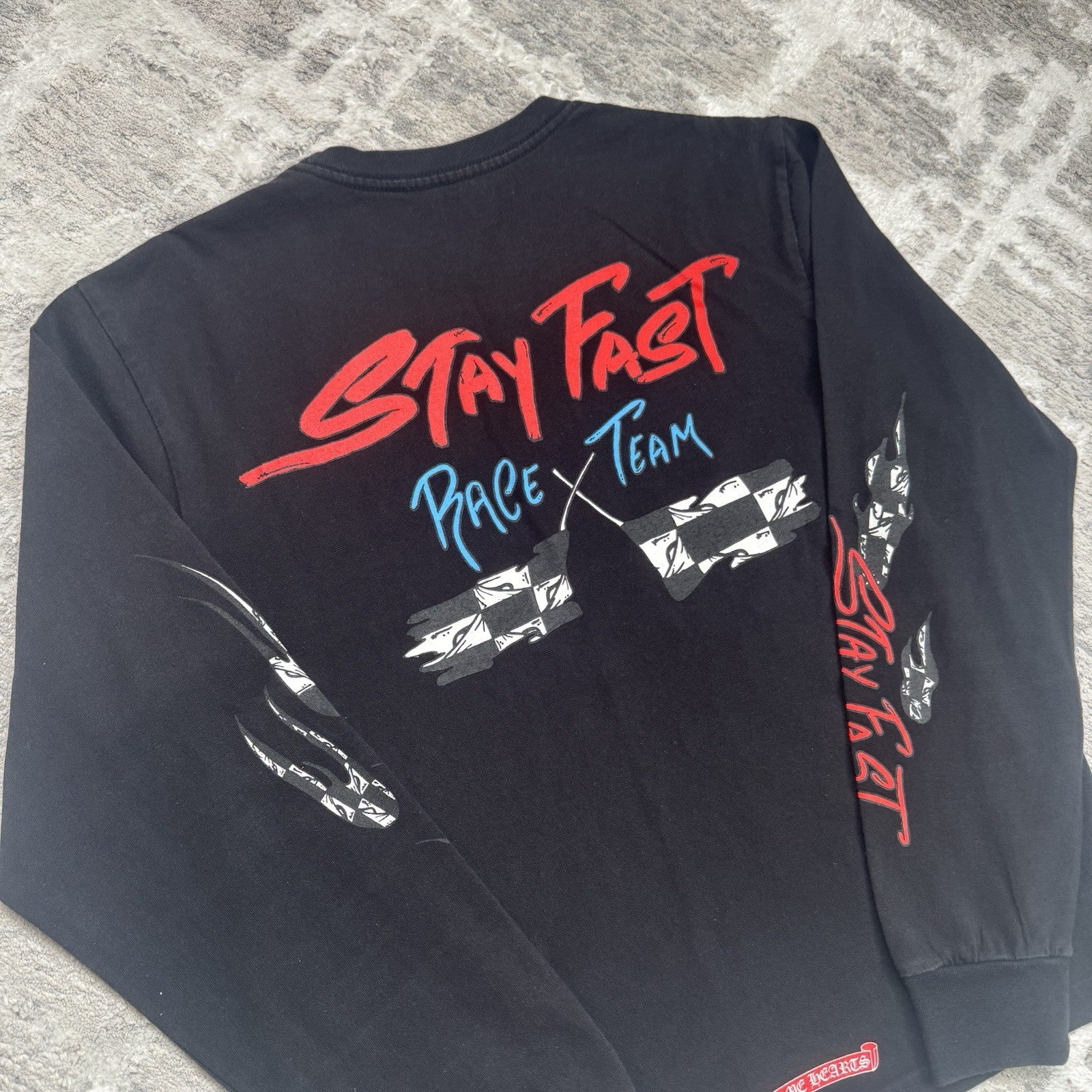 Chrome Hearts Matty Boy Stay Fast Long Sleeve Tee Shirt 