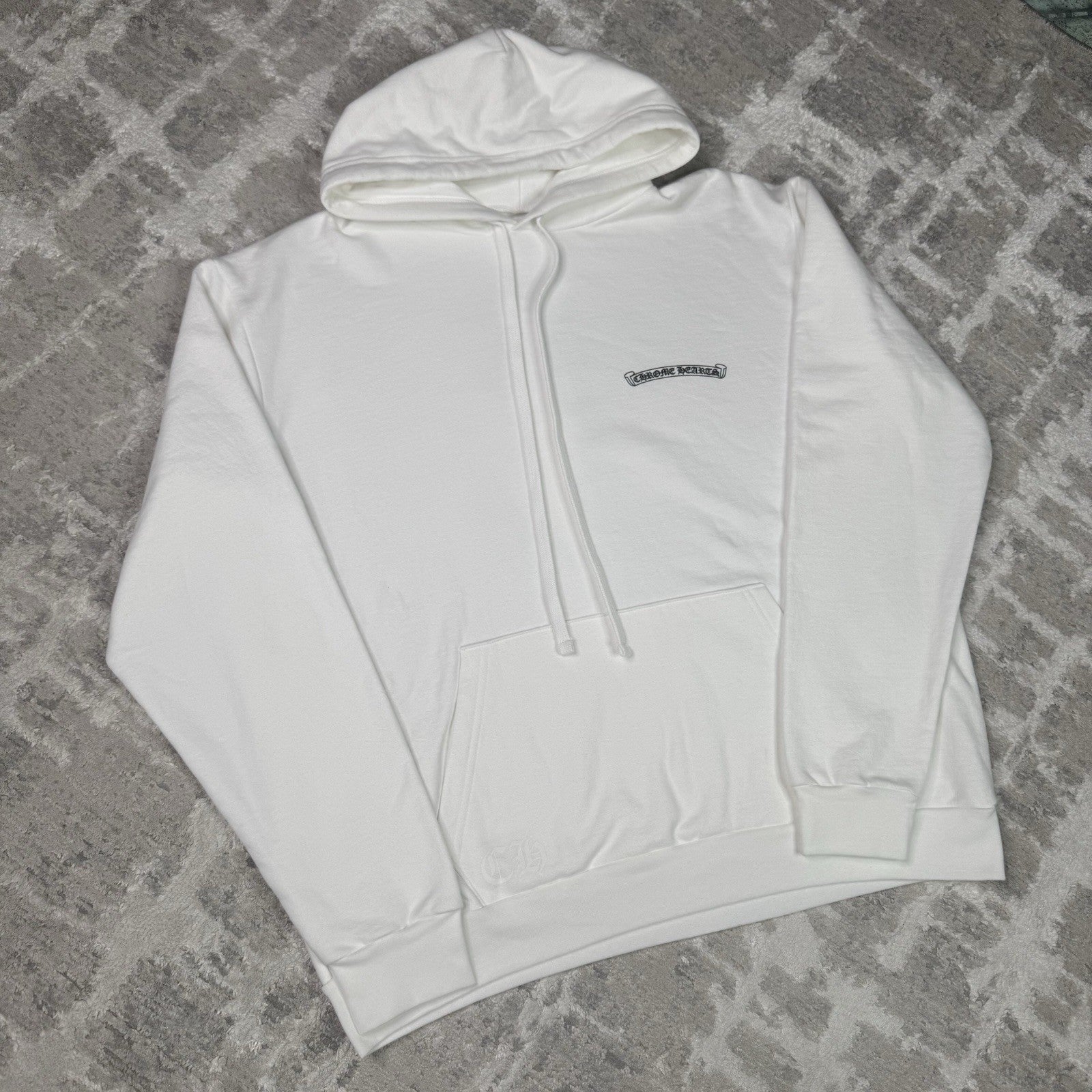 Chrome Hearts St Barth Exclusive Cross Pullover Hoodie 