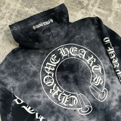 Chrome Hearts Tie Dye Horseshoe Pullover Hoodie 