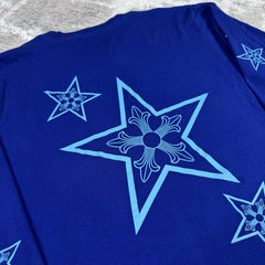 Chrome Hearts Stars Long Sleeve Tee Shirt 