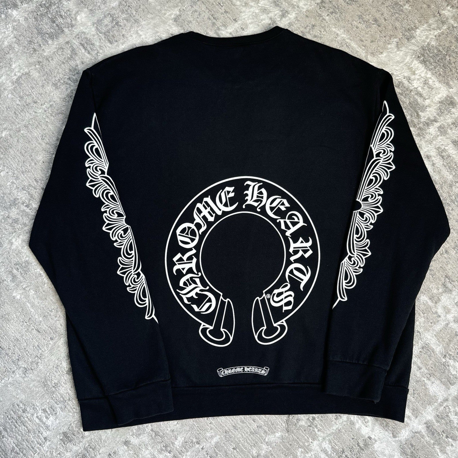 Chrome Hearts Floral Horseshoe Pullover Crewneck 