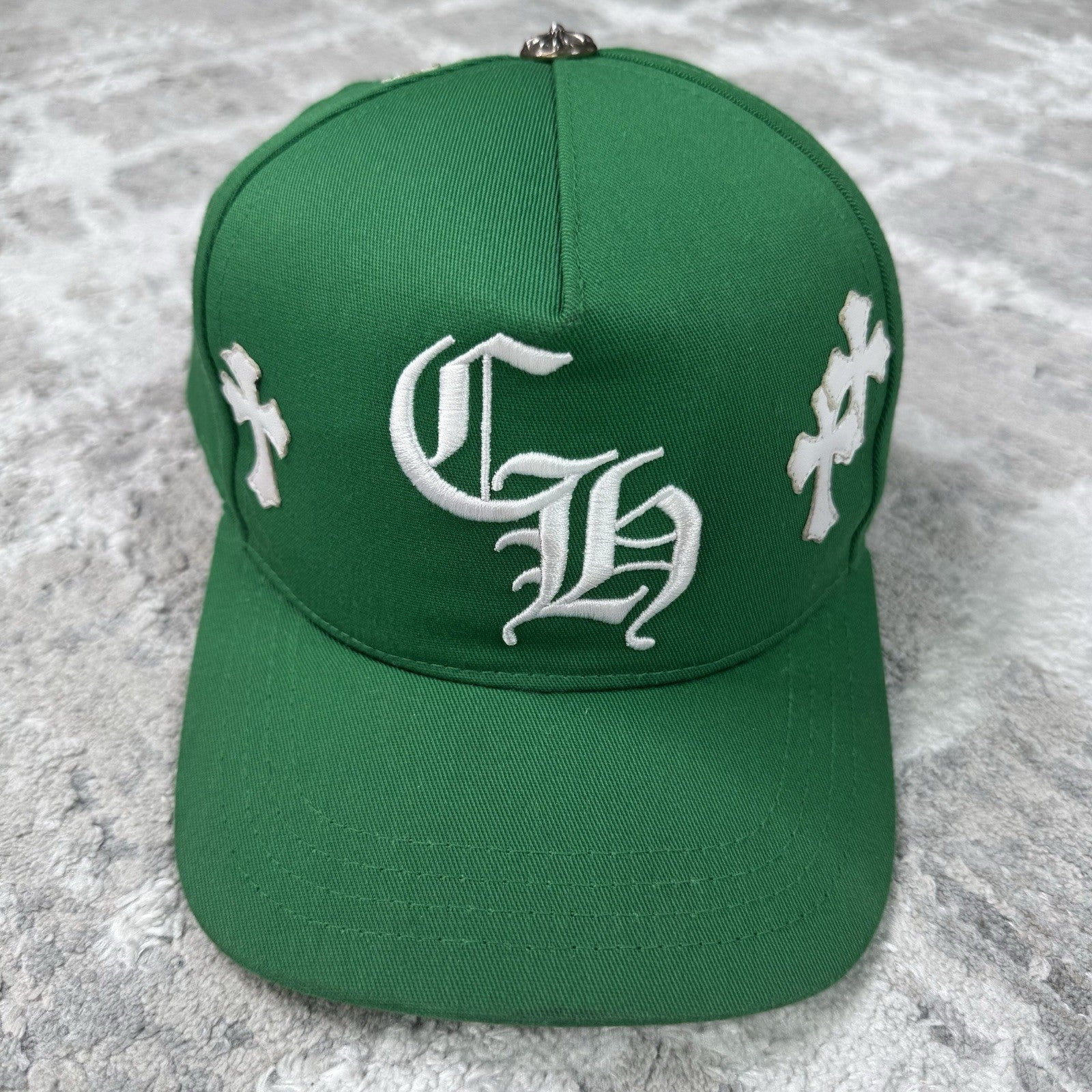 Chrome Hearts Cross Patch Baseball Hat 