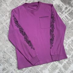 Chrome Hearts Matty Boy Spiderweb Long Sleeve Tee Shirt 