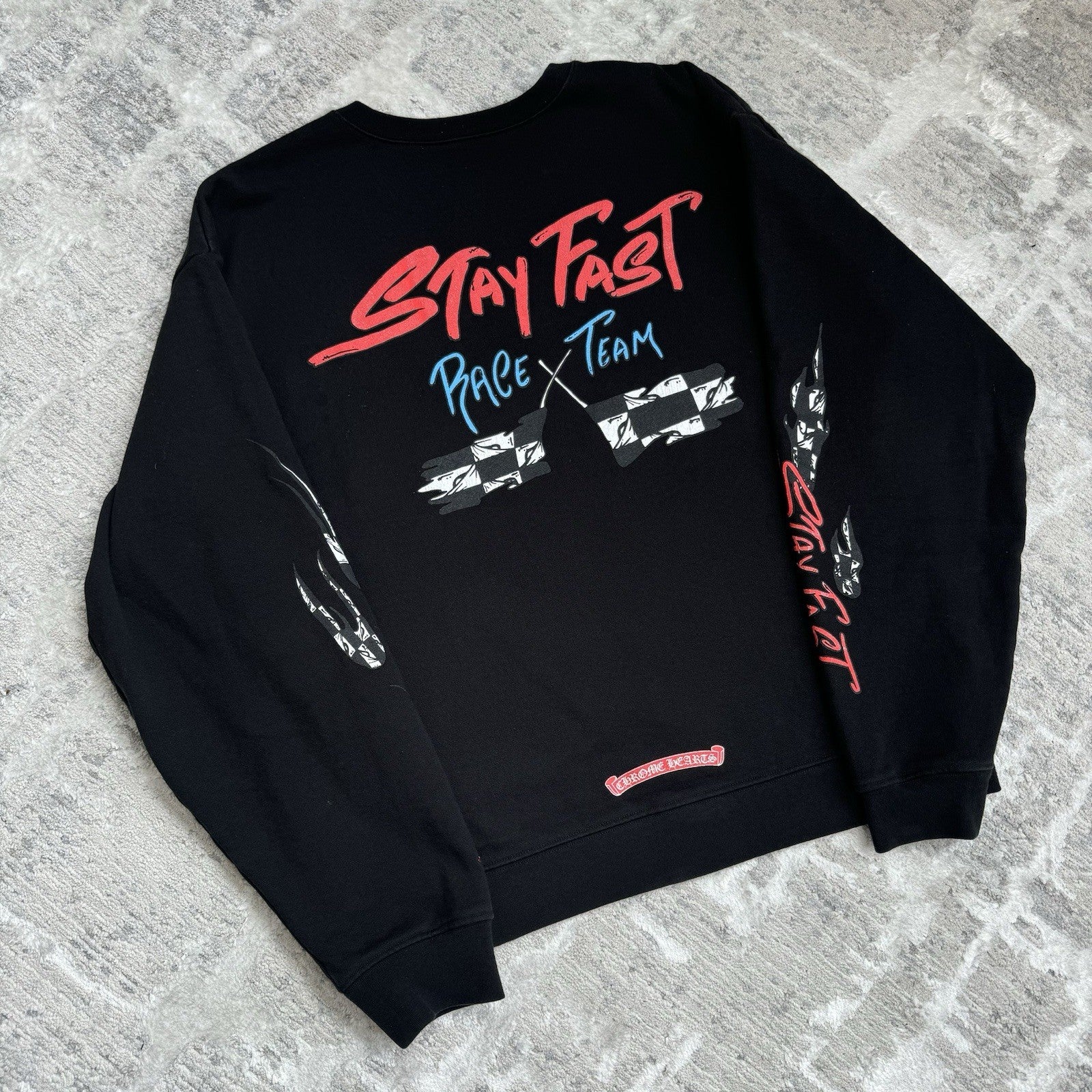 Chrome Hearts Matty Boy Stay Fast Pullover Crewneck 