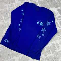 Chrome Hearts Stars Long Sleeve Tee Shirt 
