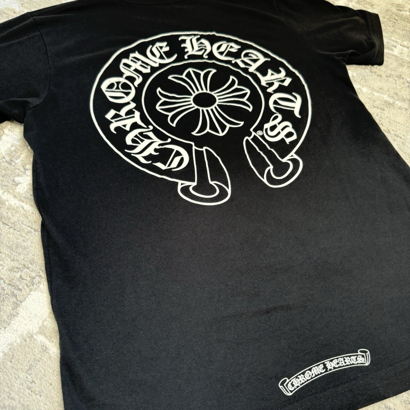 Chrome Hearts Horseshoe Short Sleeve Pocket Tee Shirt 