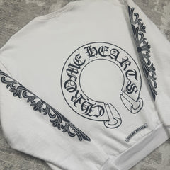 Chrome Hearts Horseshoe Floral Pullover Crewneck 