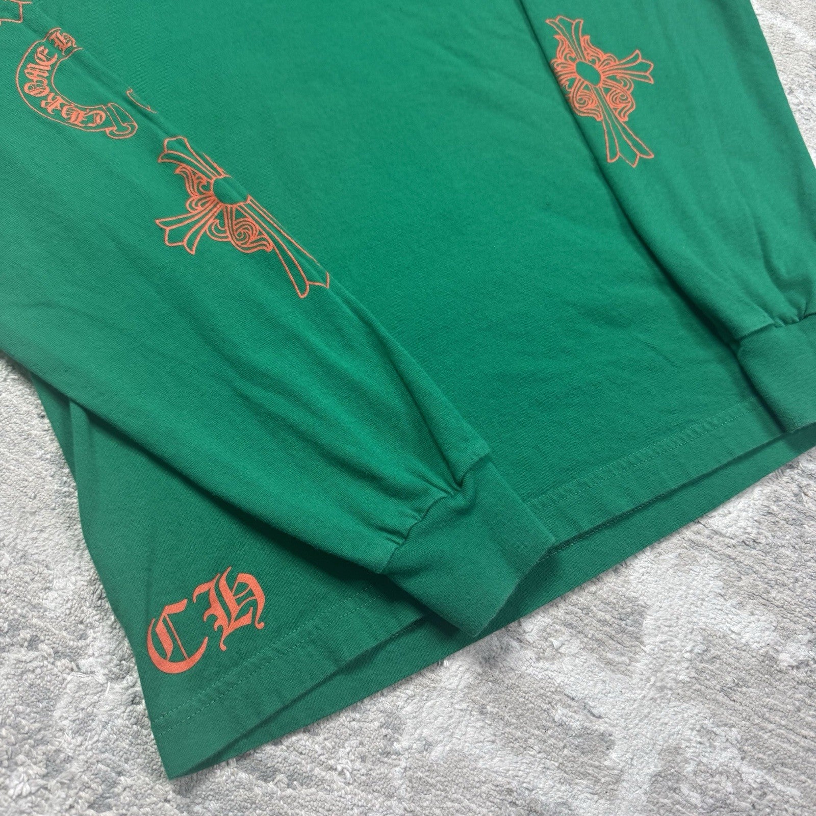 Chrome Hearts Horseshoe Multi-logo Long Sleeve Tee Shirt 