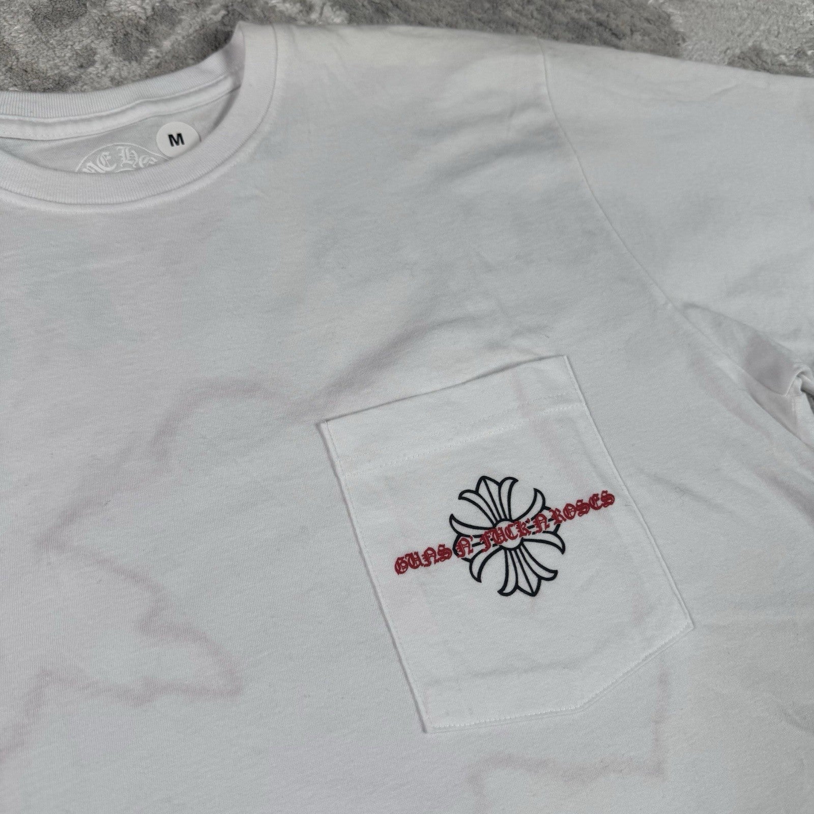 Chrome Hearts Guns N Roses Short Sleeve Tee Shirt 