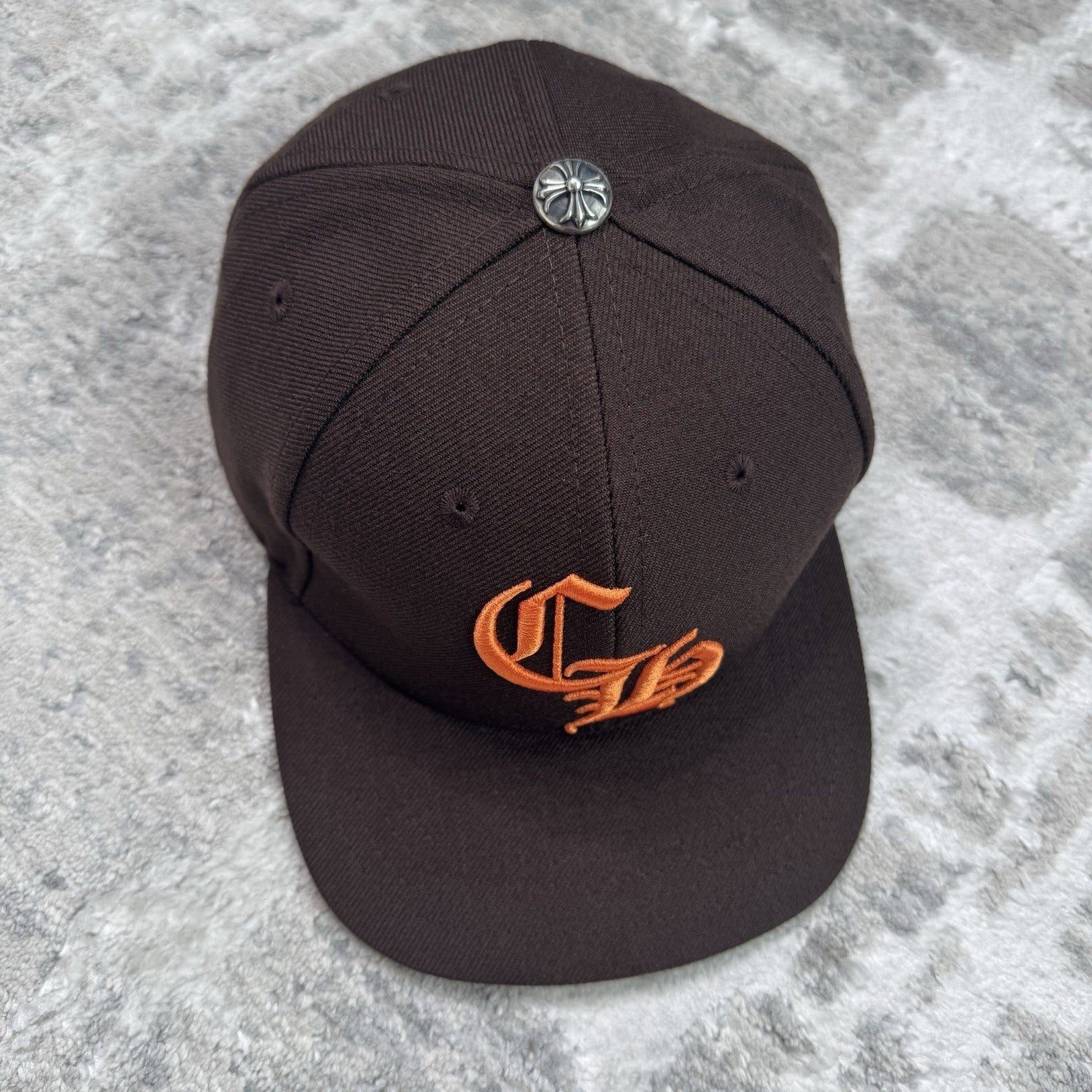 Chrome Hearts Baseball CH Brown Orange 