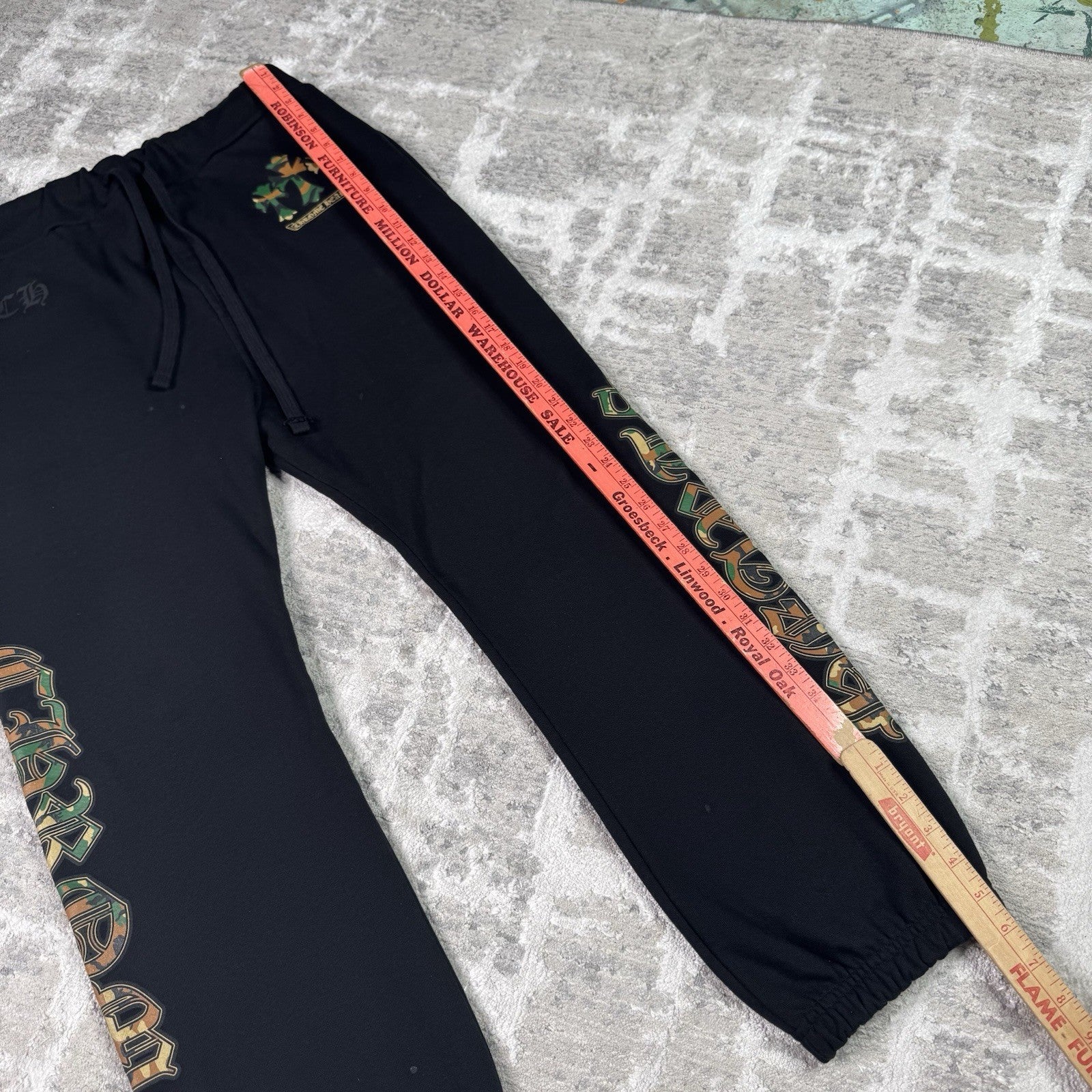 Chrome Hearts Cemetery Triple Cross Camo Sweatpants 