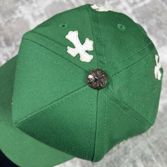 Chrome Hearts Cross Leather Patch Baseball CH Hat