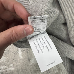 Chrome Hearts Cashmere Embroidered Sleeve Logo Zip Up Hoodie 