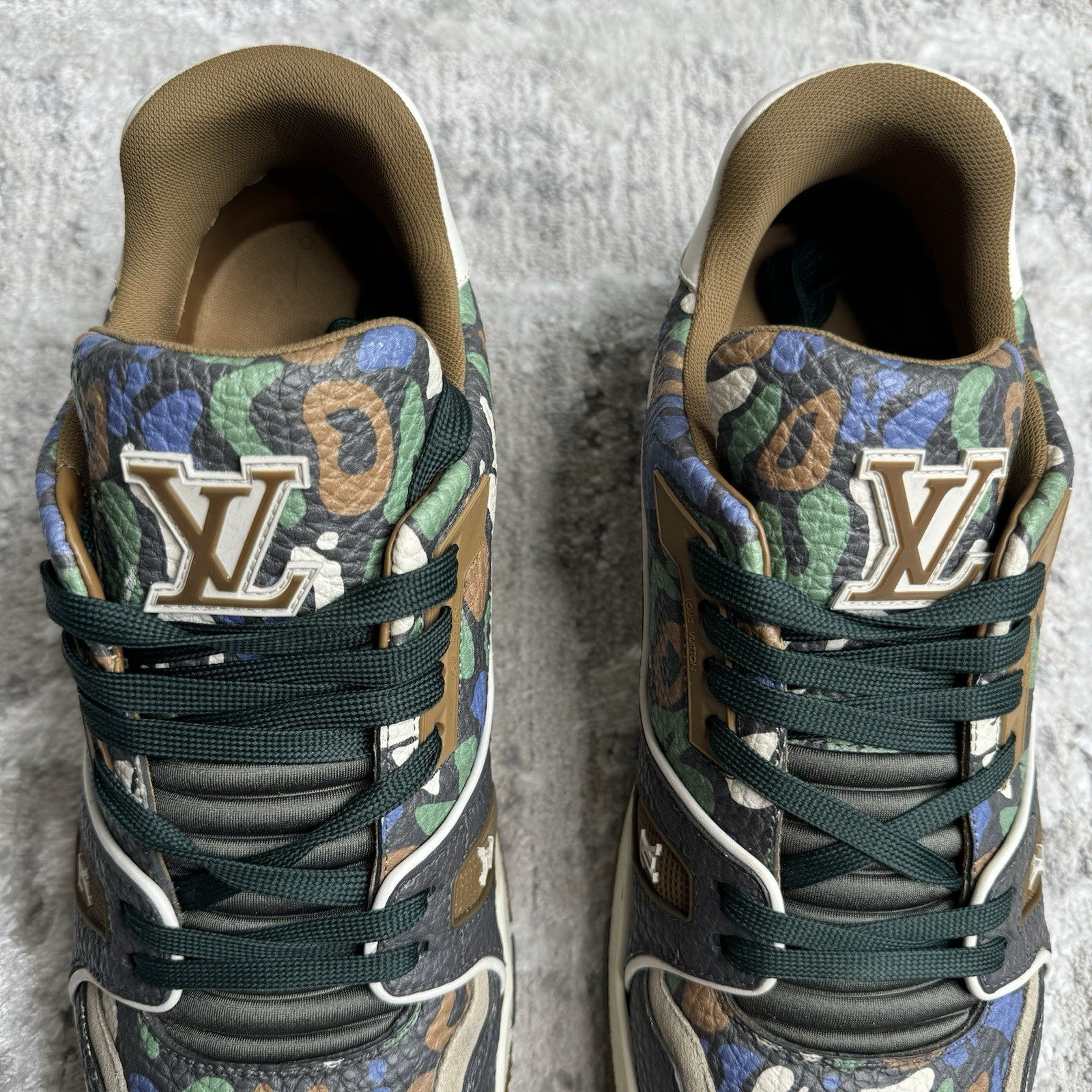 Louis Vuitton Trainer Low ‘brown Camo’ Sz- 9LV