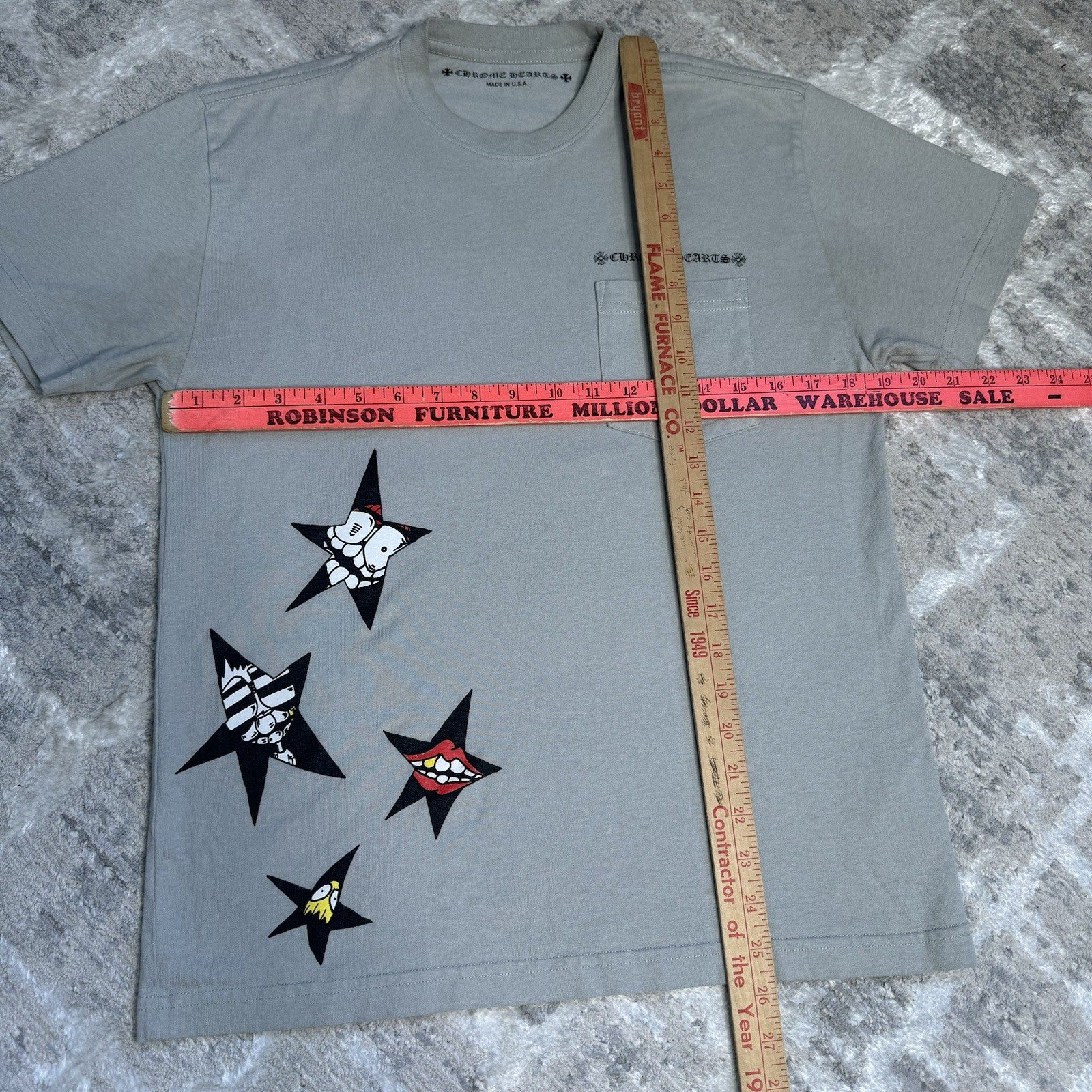 Chrome Hearts Matty Boy Suggest Short Sleeve Pocket Tee Shirt 