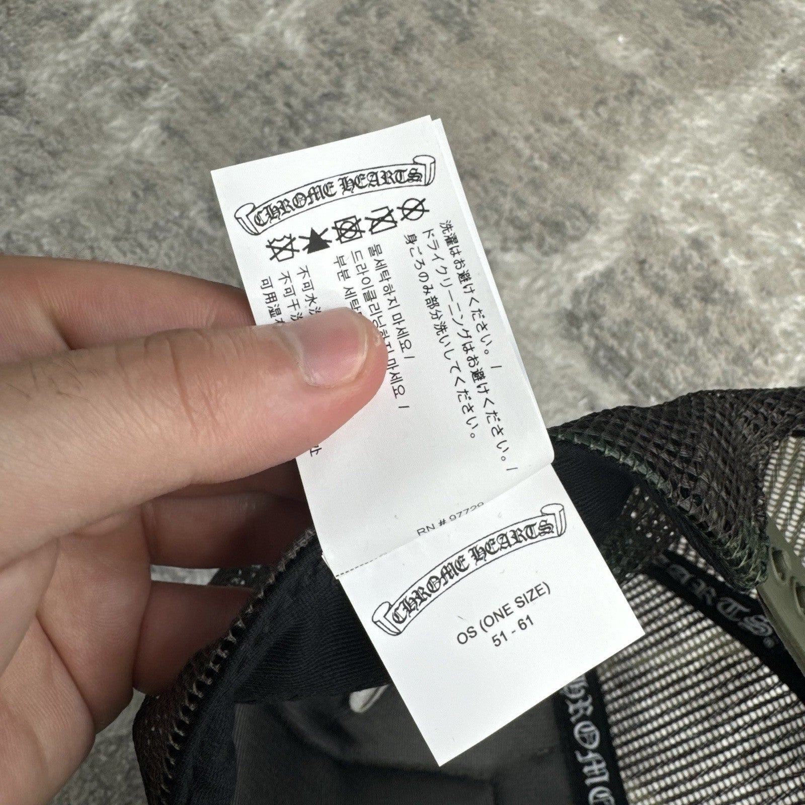 Chrome Hearts CH Hollywood Trucker Hat 