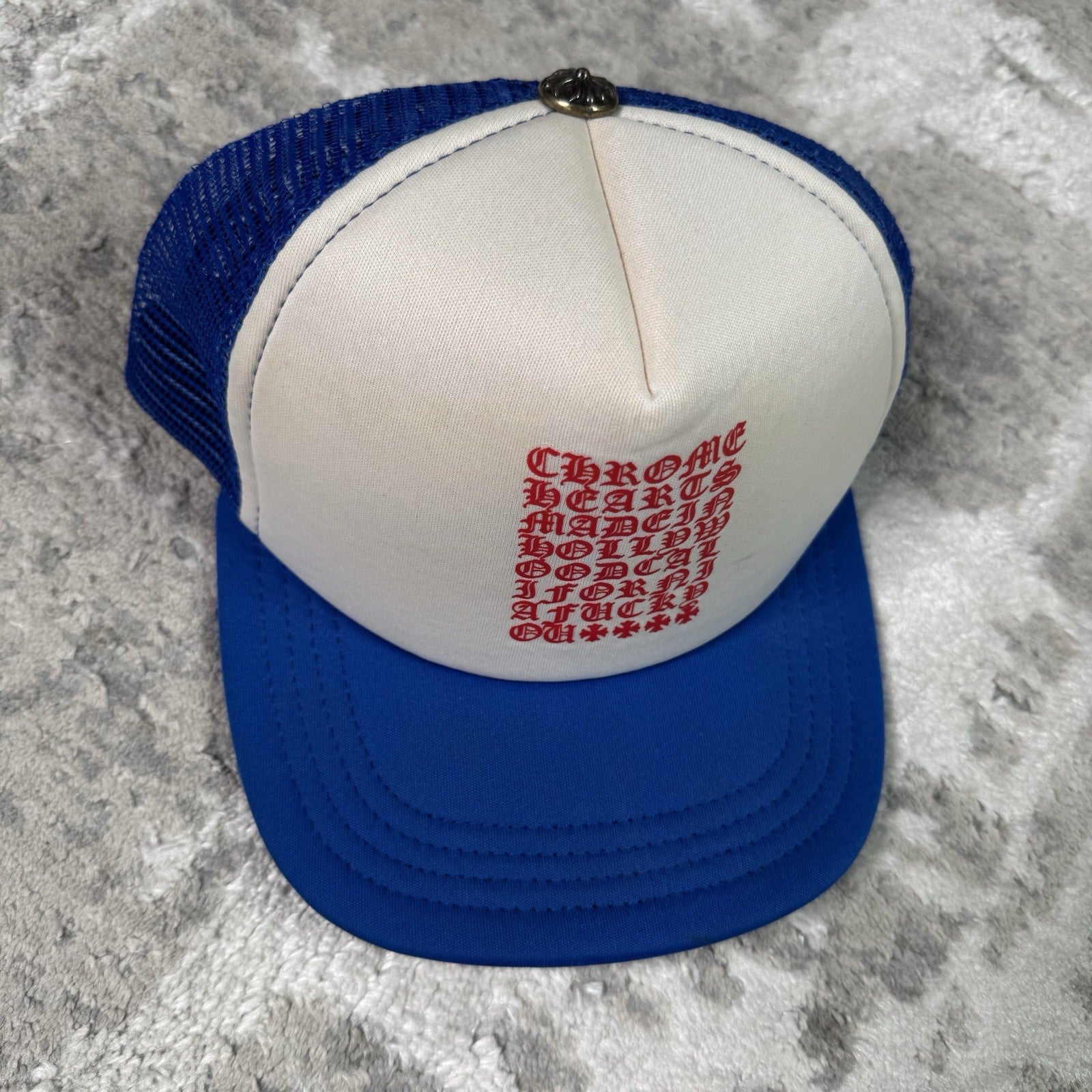 Chrome Hearts Eye Chart Trucker Hat