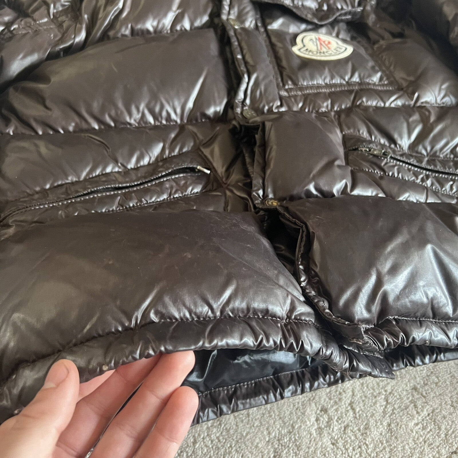 Moncler K2 Down Jacket ‘brown’ Sz- Large