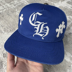 Chrome Hearts Leather Cross Patch Baseball Hat