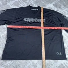 Chrome Hearts Mesh Stadium Floral Long Sleeve Jersey 