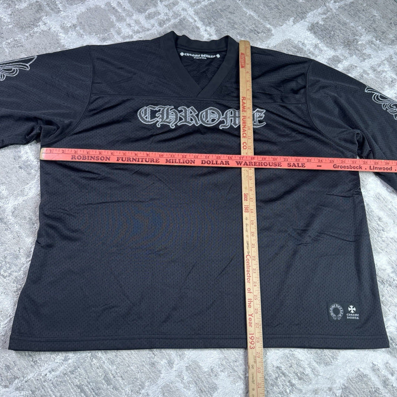 Chrome Hearts Mesh Stadium Floral Long Sleeve Jersey 
