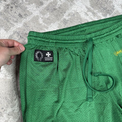 Chrome Hearts Mesh CH Stadium Floral Sweatpants 