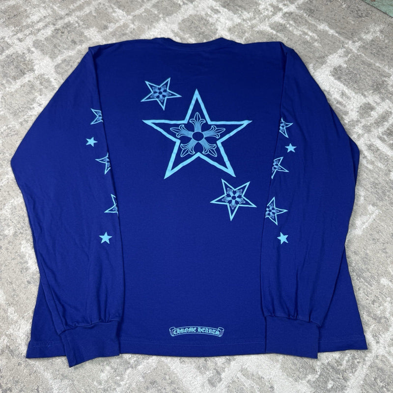 Chrome Hearts Stars Logo Long Sleeve Tee Shirt 