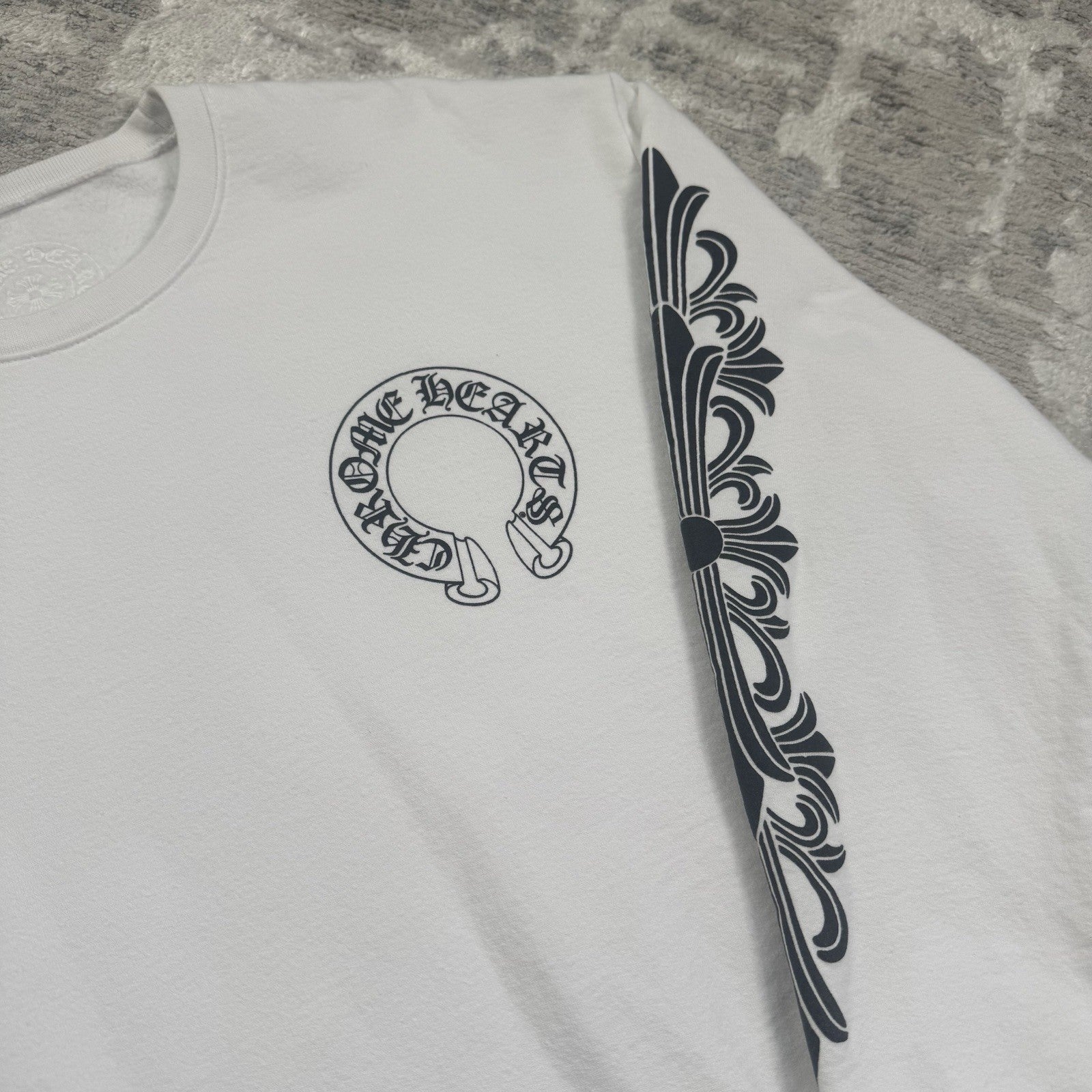 Chrome Hearts Horseshoe Floral Pullover Crewneck 