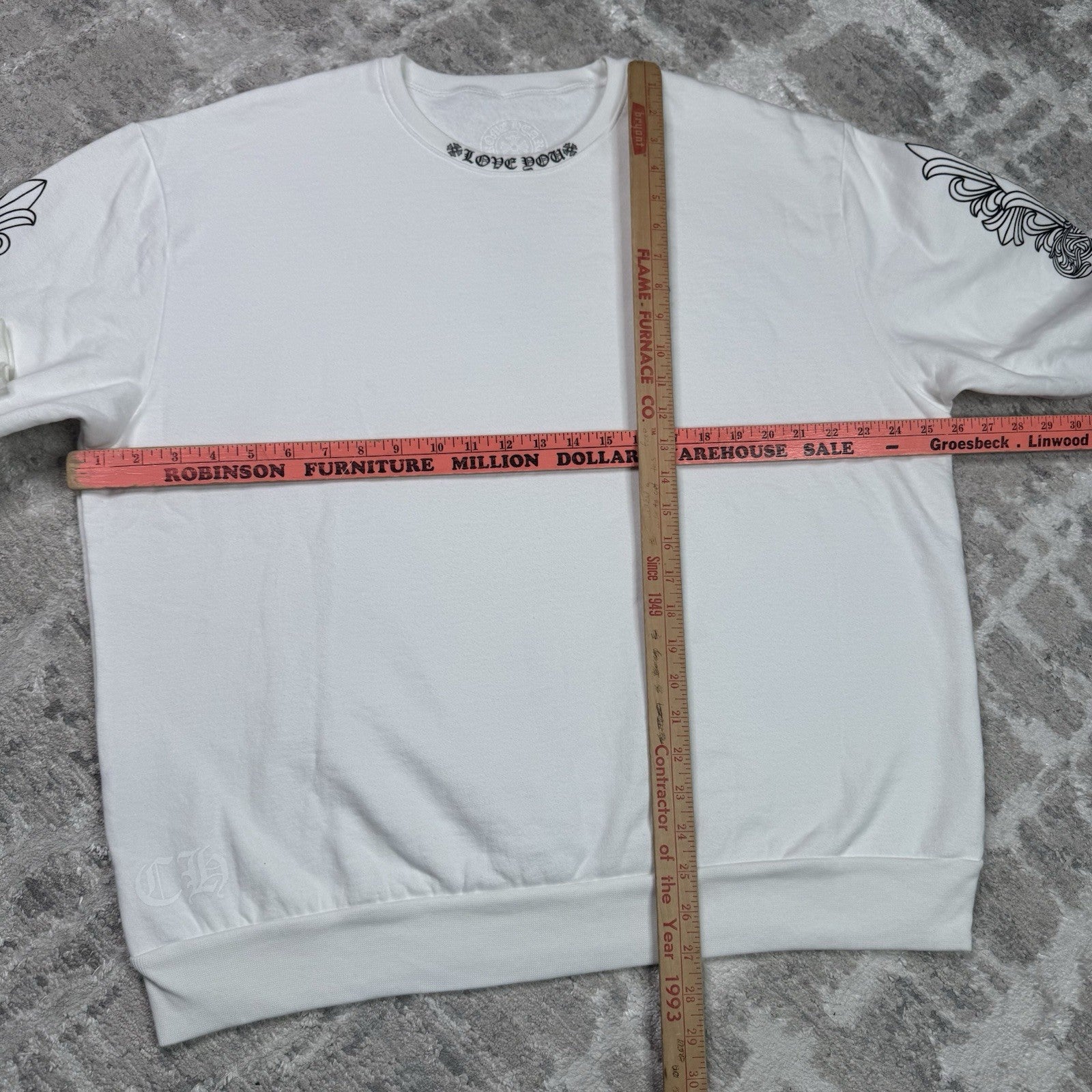 Chrome Hearts Love You Pullover Crewneck 