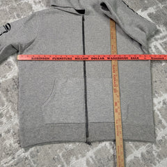 Chrome Hearts Cashmere Embroidered Sleeve Logo Zip Up Hoodie 