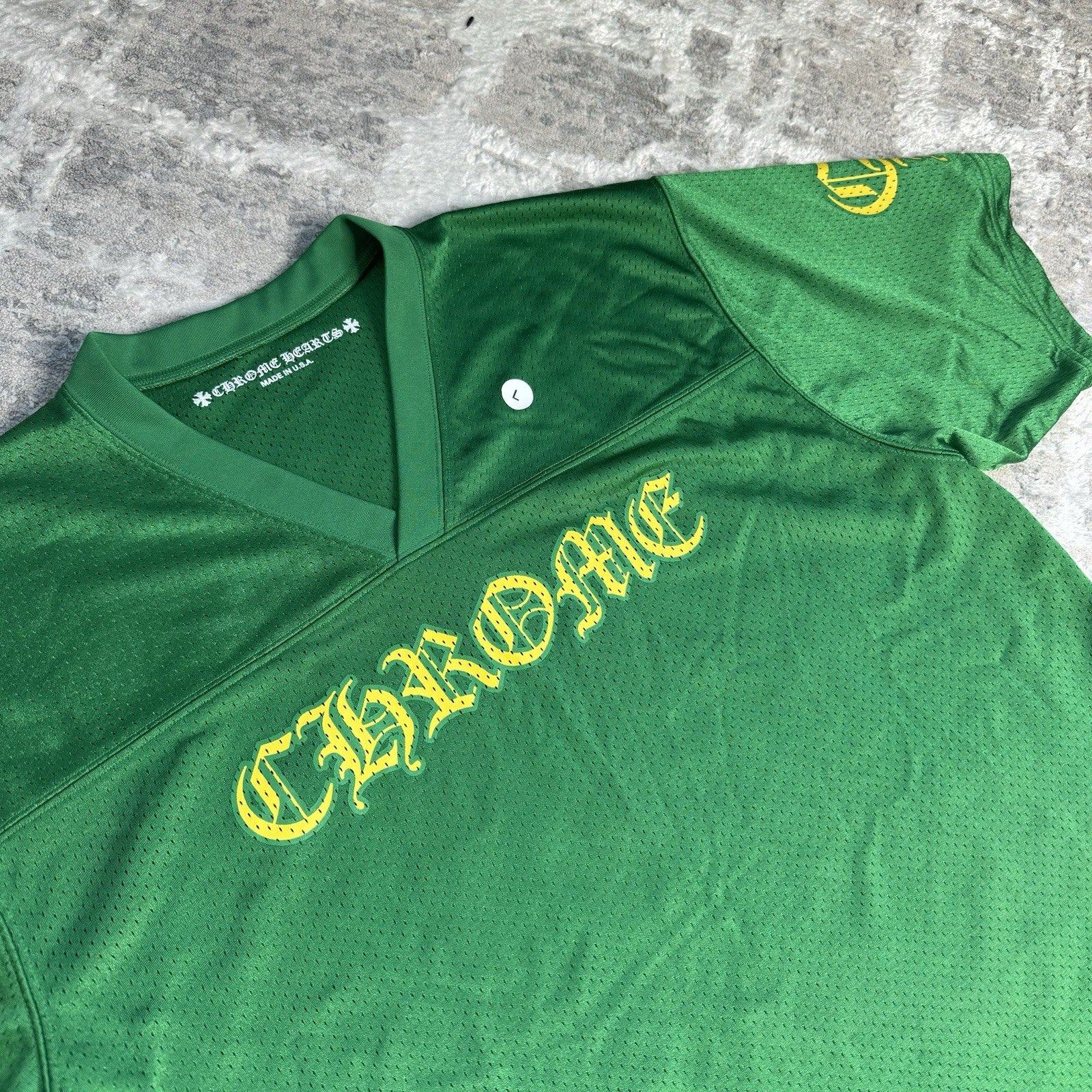 Chrome Hearts Mesh CH Short Sleeve Jersey 
