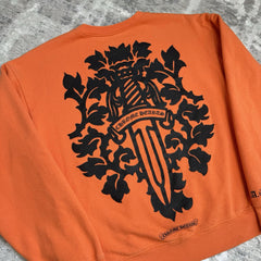Chrome Hearts Dagger Back Logo Pullover Crewneck 