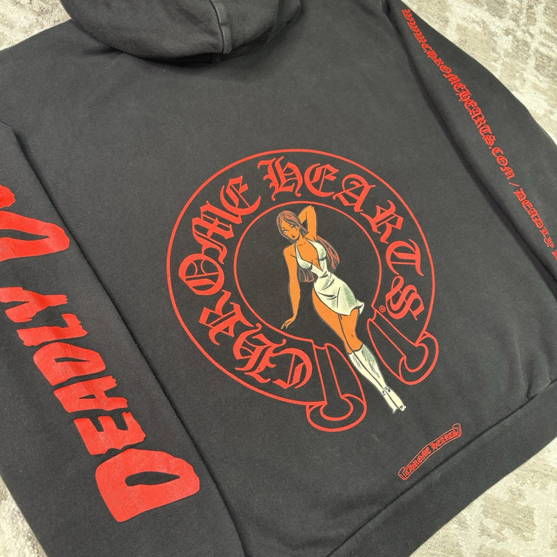 Chrome Hearts Deadly Doll Horseshoe Pullover Hoodie 