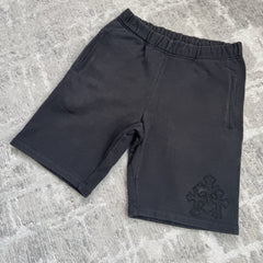 Chrome Hearts Paperjam Leather Triple Cross Sweatshirts