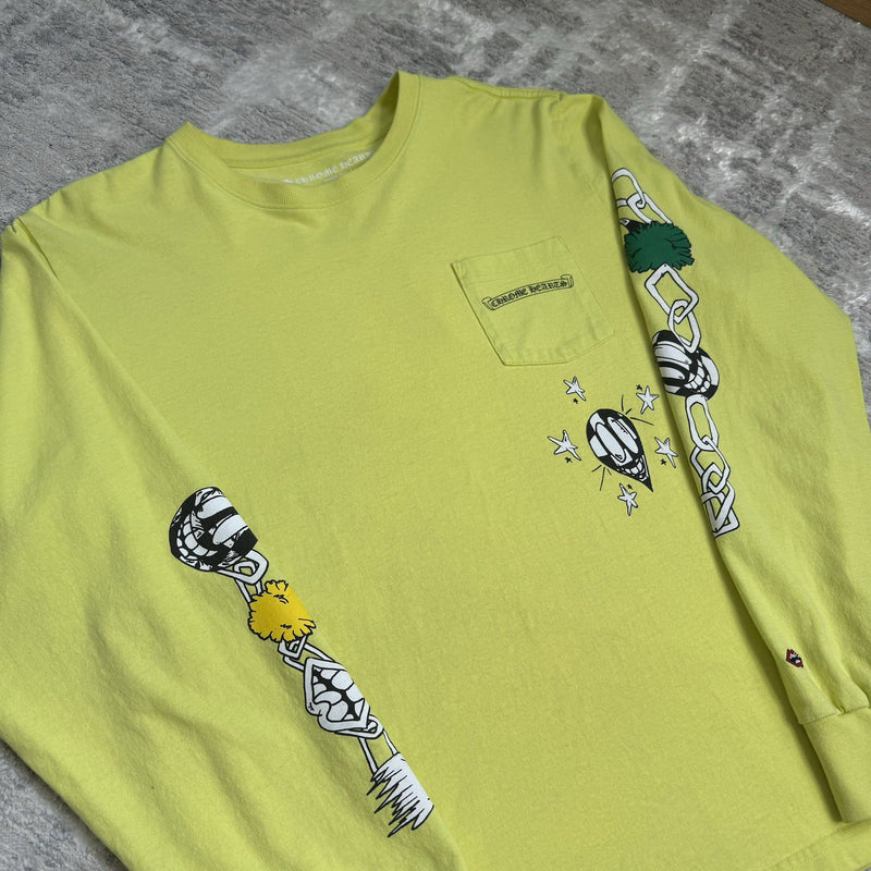 Chrome Hearts Matty Boy Link Long Sleeve Pocket Tee Shirt 
