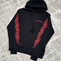 Chrome Hearts Horseshoe Floral Pullover Hoodie 