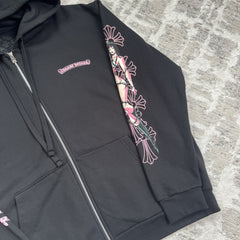 Chrome Hearts Deadly Doll Zip Up Hoodie 