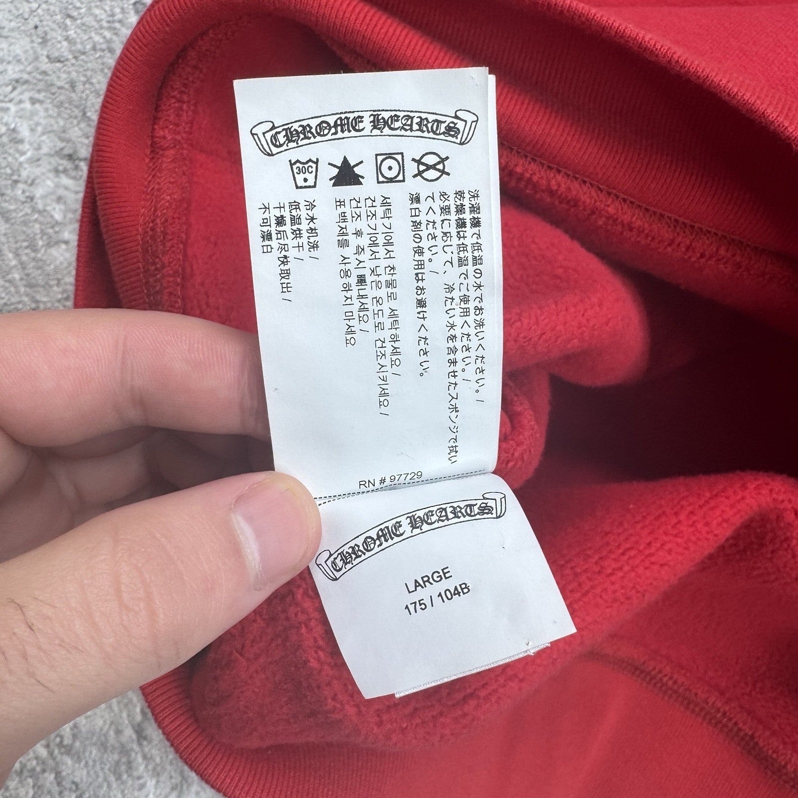 Chrome Hearts King Taco Triple Cross Embroidered Quarter Zip 