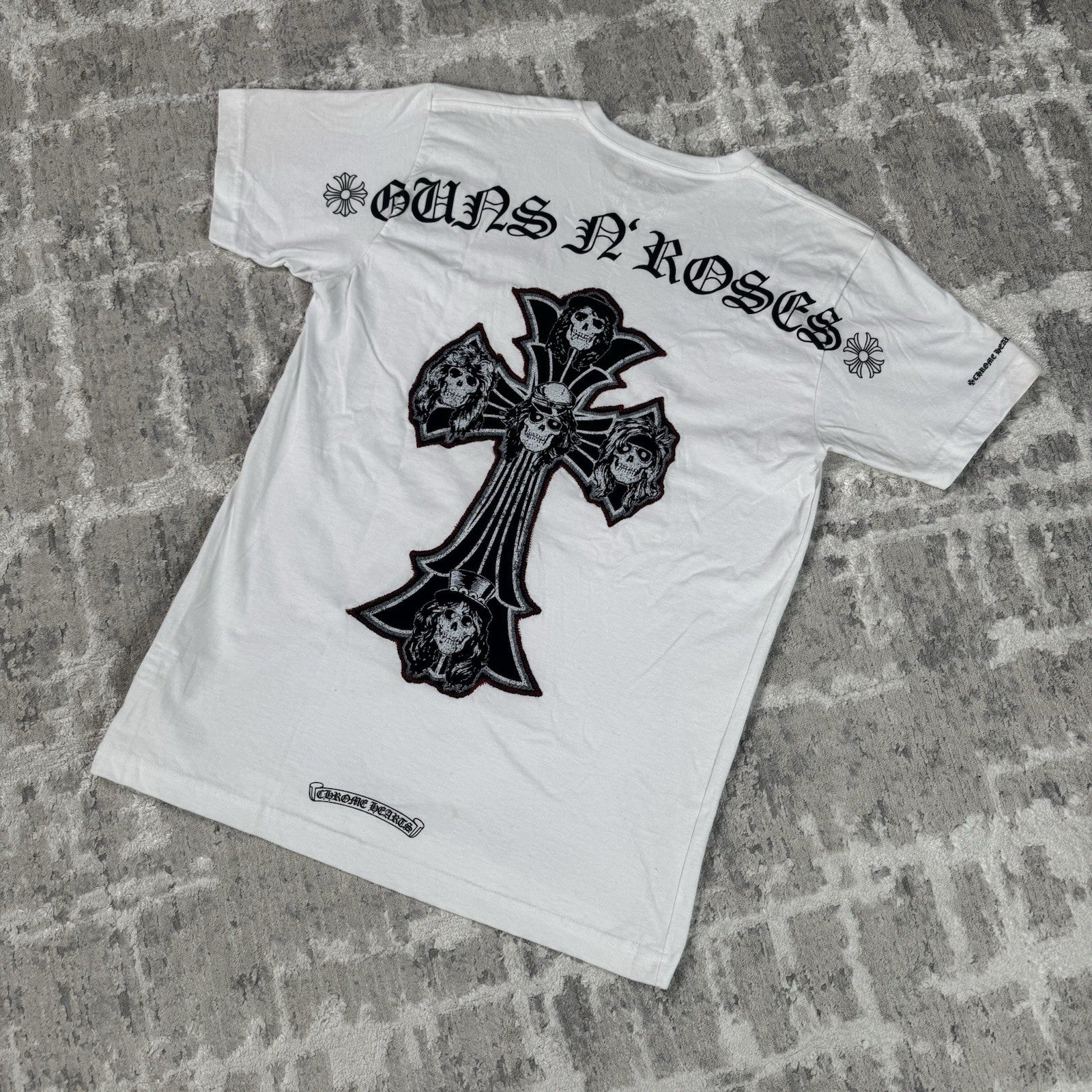 Chrome Hearts Guns N Roses Short Sleeve Tee Shirt 