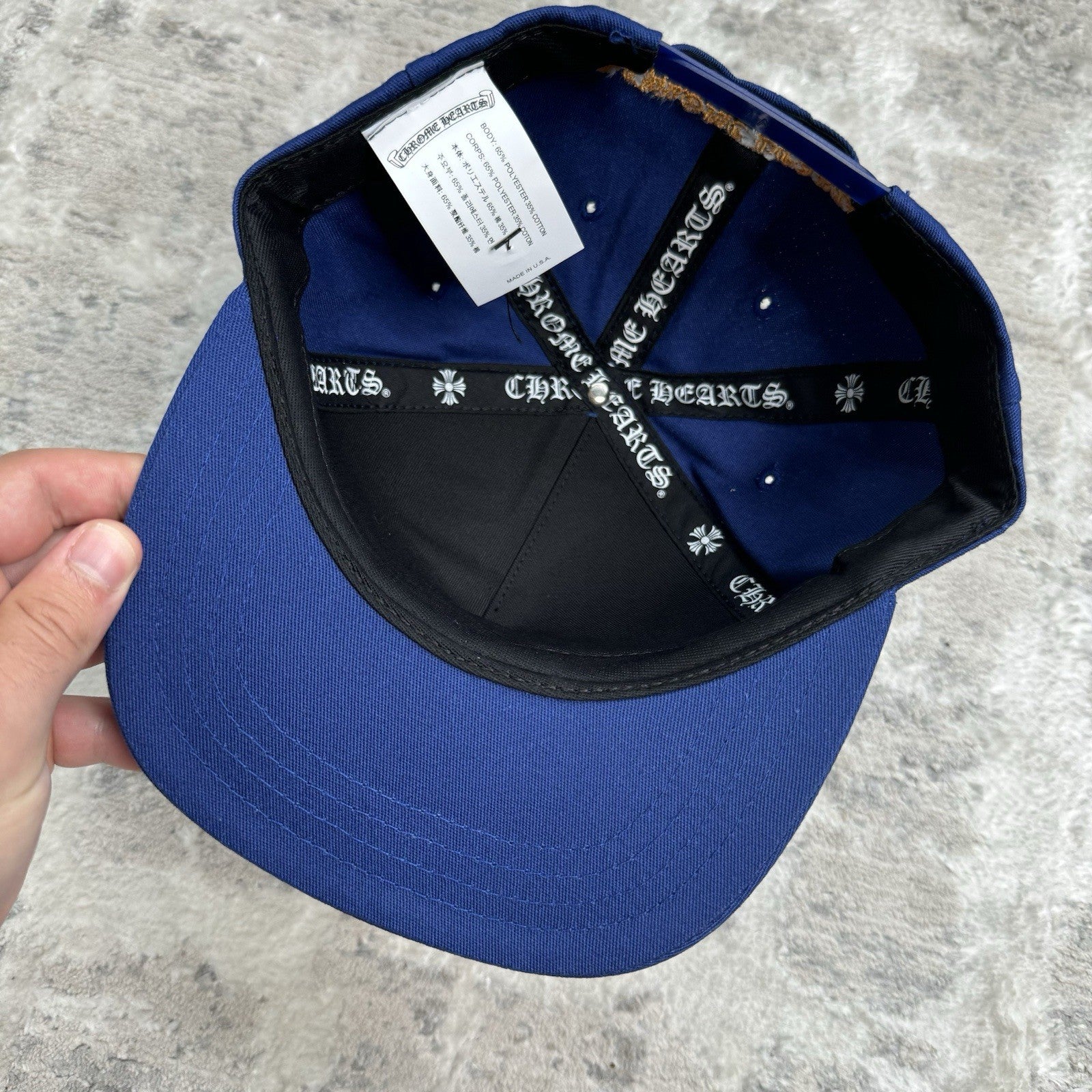 Chrome Hearts CH Baseball Hat ‘blue Orange’ 