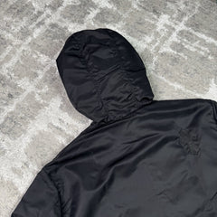 Chrome Hearts Cross Patch Nylon Fishtail Zip Up Parka Jacket 