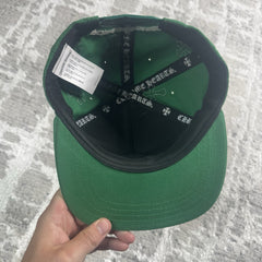 Chrome Hearts Leather Cross Patch Baseball Hat 