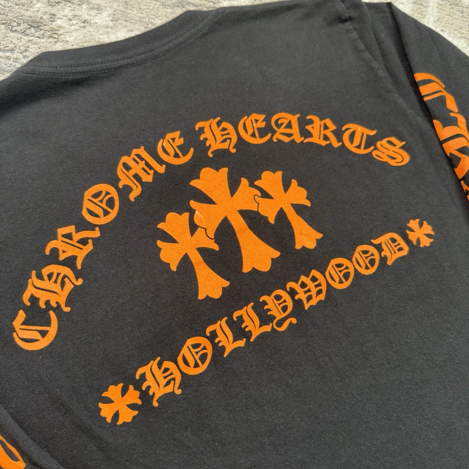 Chrome Hearts King Taco Triple Cross Long Sleeve Tee Shirt 