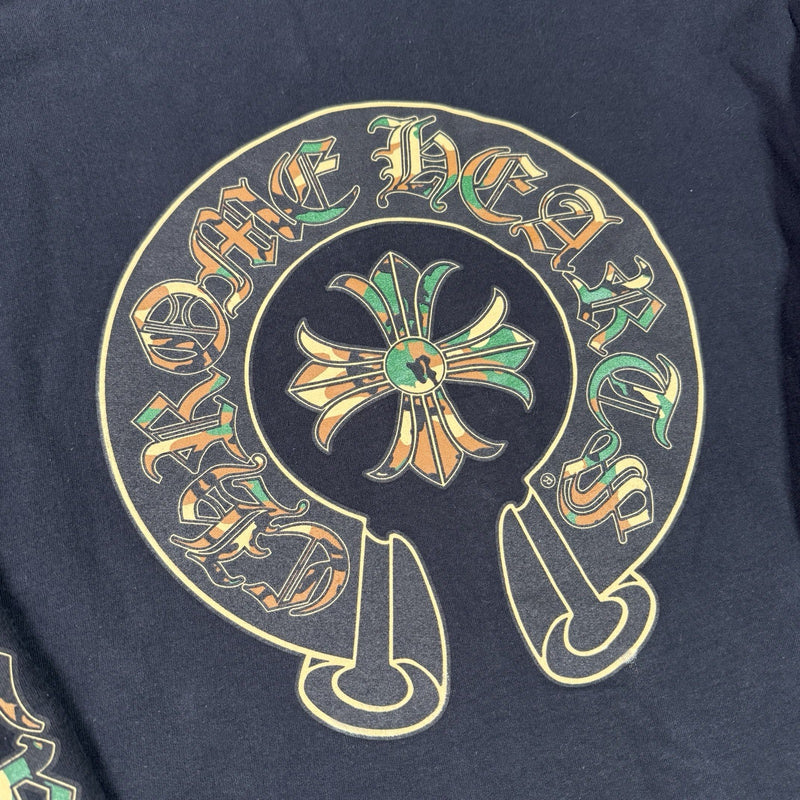 Chrome Hearts Camo Horseshoe Thermal Zip Up Hoodie