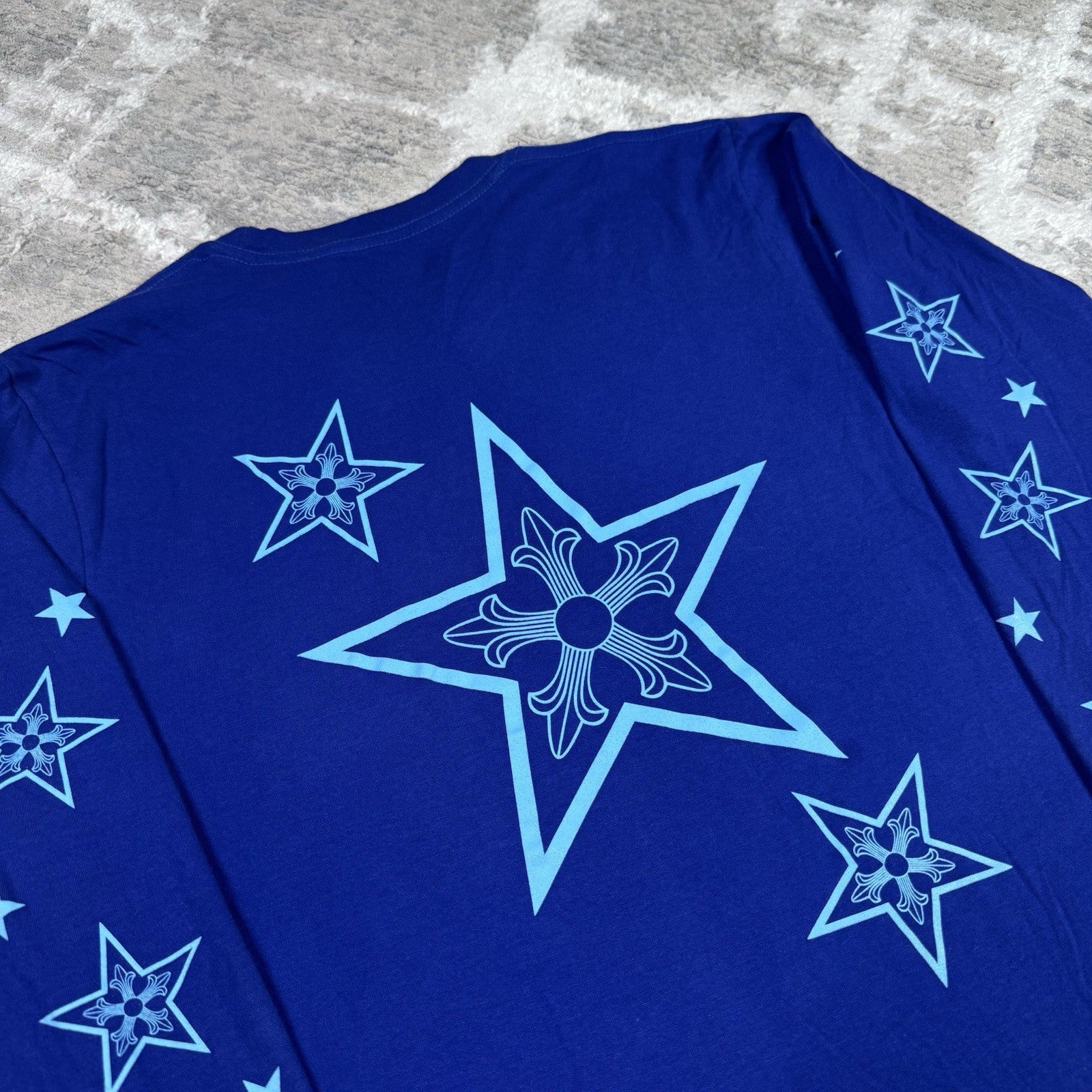 Chrome Hearts Stars Long Sleeve Tee Shirt 
