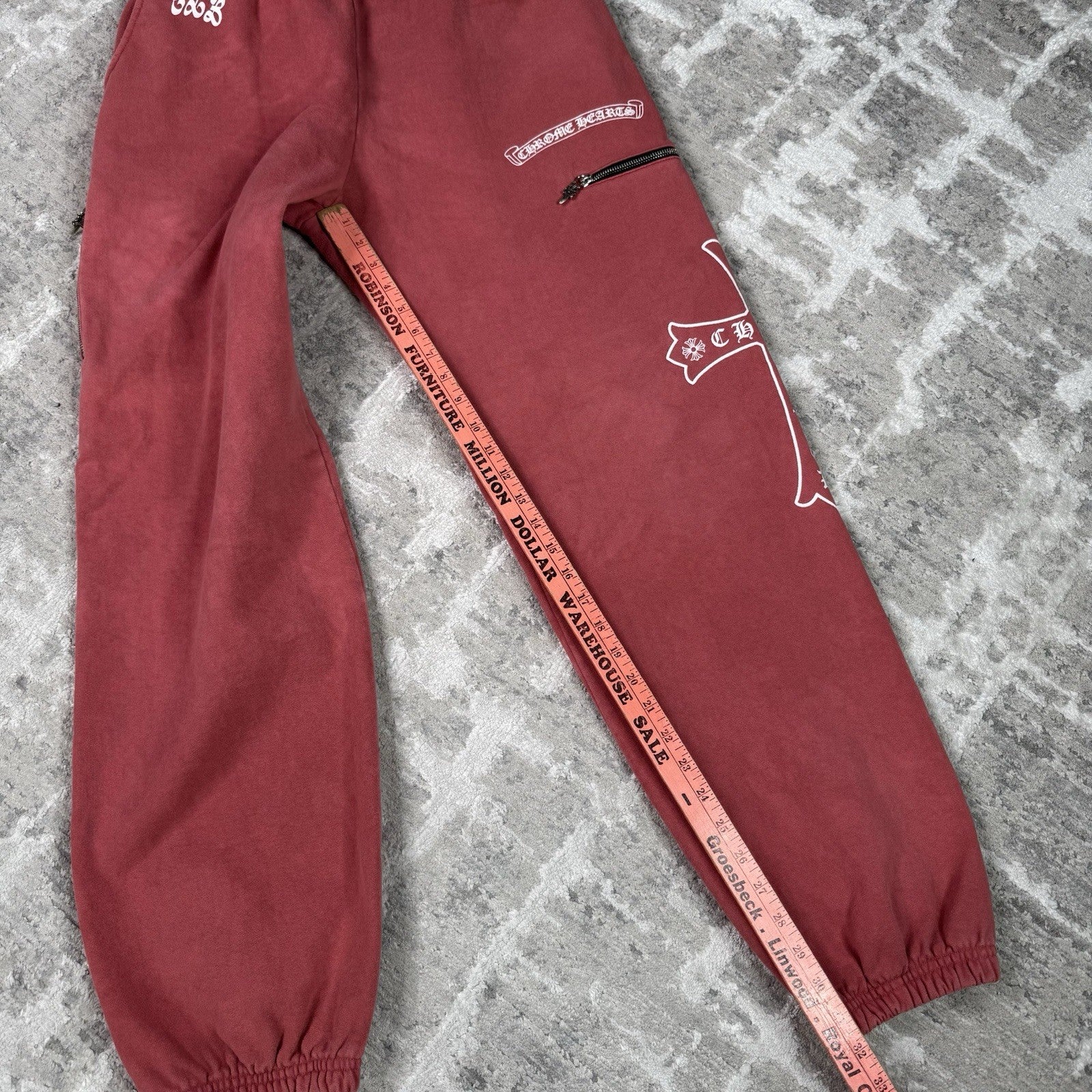 Chrome Hearts Drake CLB Cross Dagger Sweatpants 