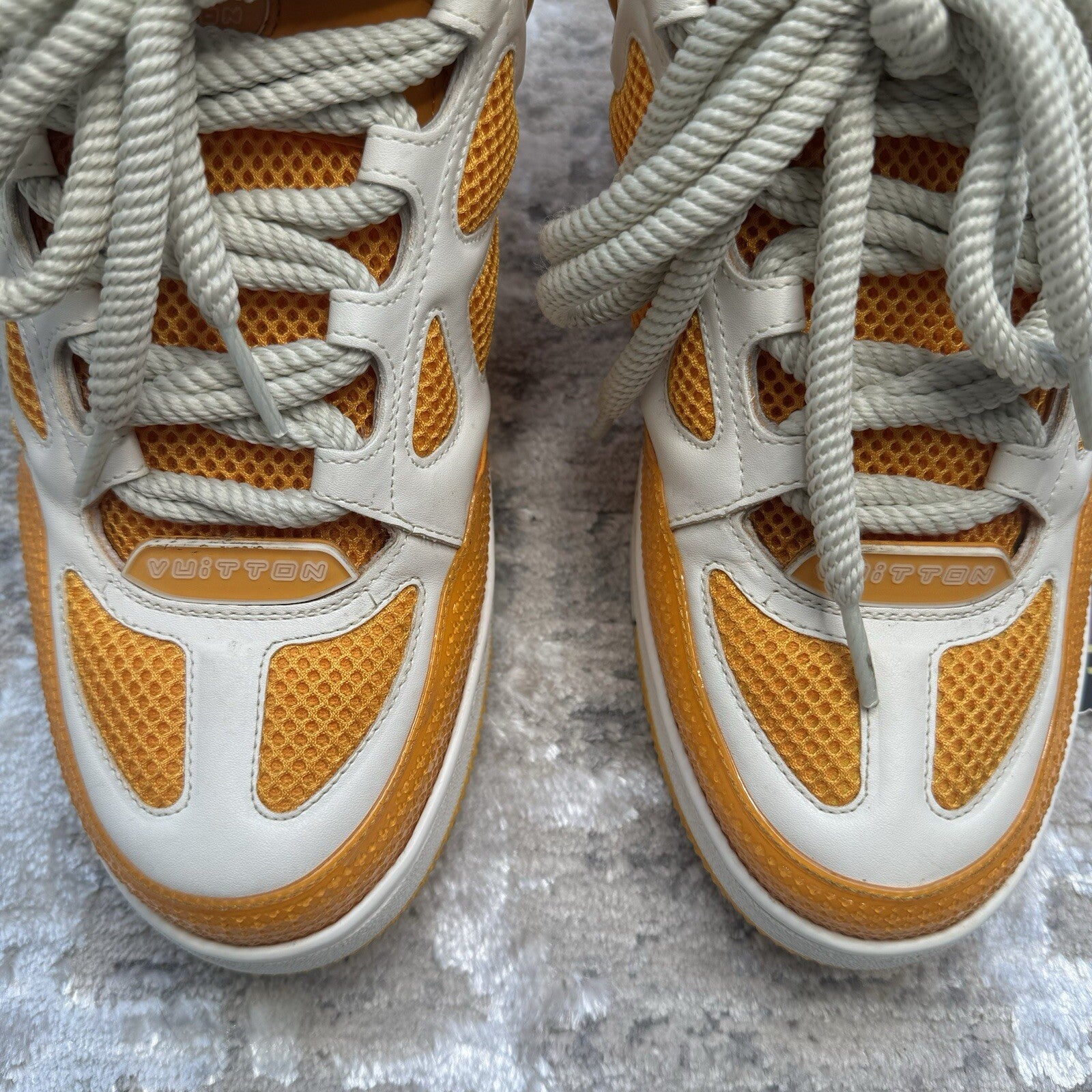 Louis Vuitton Skate Trainer Sneaker ‘yellow White’ Sz- 8LV/9M