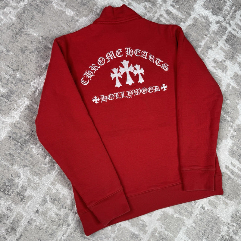 Chrome Hearts Sailin King Taco Quarter Zip Pullover Sweatshirt 