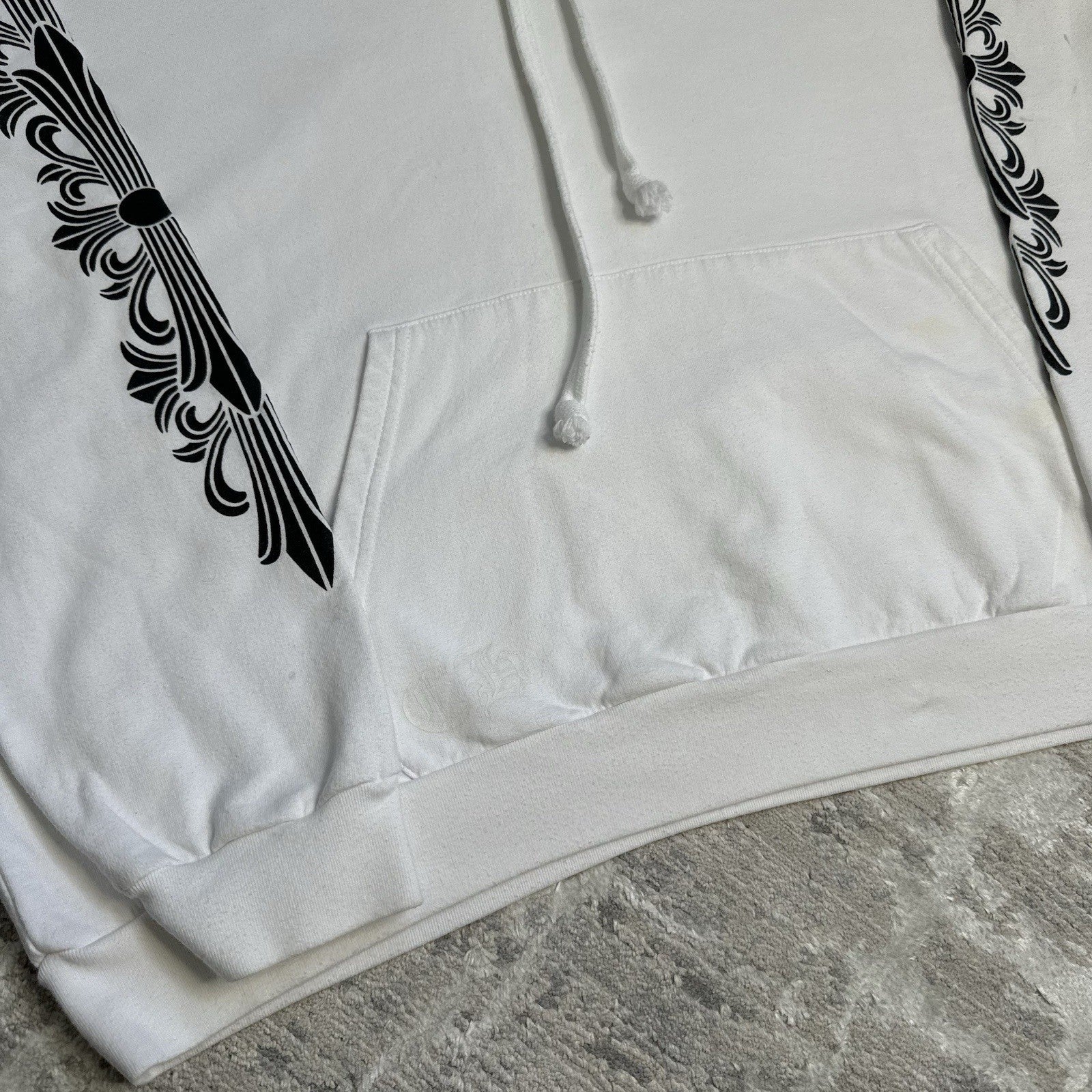 Chrome Hearts Floral Horseshoe Pullover Hoodie 
