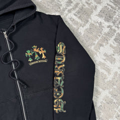 Chrome Hearts Camo Horseshoe Thermal Zip Up Hoodie